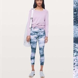 Lululemon Wunder Under High-Rise Tight 25" Full-On Luxtreme Azurite Seashell 8